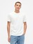 Erkek Beyaz Everyday Soft Gap Mini Logo T-Shirt 1