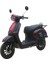 Super 50CC Scooter Motosiklet Siyah Kırmızı 3