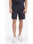 %100 Pamuk Relax Fit Twill Dokulu Cepli Şort 10