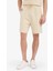 %100 Pamuk Relax Fit Twill Dokulu Cepli Şort 12