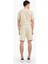 %100 Pamuk Relax Fit Twill Dokulu Cepli Şort 13