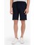 Regular Fit Dokulu Basic Düz Bermuda Şort E2606AX25SM 8