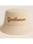 Isme Özel Nakışlı Unisex Krem Bucket Şapka 3