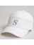 Isme Özel Harf Nakışlı Beyaz Mikro Kumaş Ayarlanabilir Unisex Tenis Şapkası 1