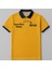 Kişiye Özel Nakışlı Kısa Kollu Triko Yaka Premium Koyu Sarı Tişört M 4