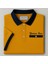 Kişiye Özel Nakışlı Kısa Kollu Triko Yaka Premium Koyu Sarı Tişört M 5