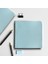 Defter, Noktalı Not Defteri - Pu Deri Not Defteri - 16,5X16,5 Cm, 96 Yaprak (192 Sayfa), 90 gr Ivory Kağıt, Esnek Kapak, Ofis ve Kırtasiye (Buz Mavi) 1