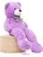 Peluş Ayı 120 cm Papyonlu Sevimli Ayı - Sevgiliye En Özel Hediye Mor 1