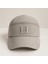 Isme Özel Harf Nakışlı Gri Mikro Kumaş Ayarlanabilir Unisex Tenis Şapkası 3