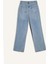 90's Wide Leg Yüksek Bel Uzun Jean Yıkamalı Pantolon 11
