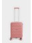 Unisex Sert Kapaklı Çekçekli Küçük Boy Valiz E7081AXNS 8