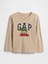 Erkek Bebek Kahverengi Gap Logo T-Shirt 1