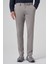 Erkek Gri Pamuk Trend Slim Fit Chino Pantolon 1