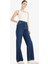 90's Wide Leg Yüksek Bel Uzun Jean Yıkamalı Pantolon 10
