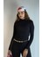 Kadın Balıkçı Yaka Viskon Kumaş Uzun Kollu Bluz 4