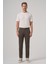 Erkek Haki Pamuk Trend Slim Fit Chino Pantolon 3