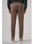 Erkek Bej Pamuk Trend Slim Fit Chino Pantolon 5