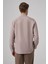 Erkek Bej Polyester Trend Desenli Dynamic Fit Italyan Yaka Gömlek 5