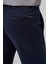 Erkek Lacivert Pamuk Trend Slim Fit Chino Pantolon 4