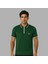 Kişiye Özel Nakışlı Kısa Kollu Ribana Yaka Likralı Premium Yeşil Tişört L 2