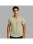 Kişiye Özel Nakışlı Yakası Biyeli Kısa Kollu V Yaka Premium Soft Yeşil Tişört L 2