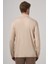 Erkek Bej Trend Polo Yaka Rayon Sweatshirt 5