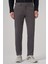 Erkek Füme Pamuk Trend Slim Fit Chino Pantolon 1