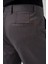 Erkek Füme Pamuk Trend Slim Fit Chino Pantolon 4