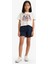 Kız Çocuk Pamuklu 2'li Takım Baskılı Kısa Kollu Tişört Beli Lastikli Şort E7318A825HS 11