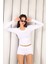 Kadın Beyaz Tişört Şort Takım | MSC054-BEYAZ 4
