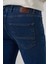 Erkek Mavi Denim 5 Cep Dynamic Fit Jean Kot Pantolon 5