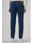 Erkek Mavi Denim 5 Cep Dynamic Fit Jean Kot Pantolon 6
