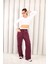 Kadın Bordo Oversize Eşofman Altı | Msc 2618ALT 1