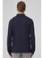 Erkek Lacivert Trend Polo Yaka Rayon Sweatshirt 5