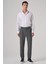 Erkek Füme Poliviskon Trend Desenli Slim Fit Çift Pile Pantolon 3