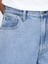 Erkek Açık Mavi Extra Baggy Jean Pantolon 7
