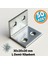 (50 Adet) L Demiri 30X20X20 mm Metal Gönye Raf Köşe Sabitleme Mobilya Bağlantı Destek Parçası 1