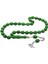 Kararmaz Metal Arnavut Zincir Tuğra Püsküllü Özel Kesim Yeşil Sıkma Kehribar Tesbih 1