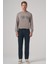 Erkek Haki Denim 5 Cep Slim Fit Jean Kot Pantolon 3