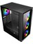 Ontech - 1st Player Ar7-G Siyah 750W 80+ Sılver Atx 3.1 Argb 4X12CM Fan Temperli Cam USB 3.0 Atx Kasa 3