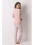 Pembe Kapri Pijama Takımı 5