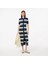 Rib Knit Striped Shirt Dress 1