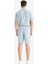 %100 Pamuk Relax Fit Cepli Keten Görünümlü Bermuda Şort C7381AX25SM 14