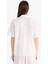 Oversize Geniş Kalıp Basic Düz Beyaz Kısa Kollu Gömlek A9135AX25SM 18