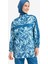 Regular Fit Su İtici 3'lü Desenli Burkini Tesettür Mayo Takım E7996AX25HS 14