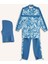 Regular Fit Su İtici 3'lü Desenli Burkini Tesettür Mayo Takım E7996AX25HS 20