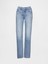 Kadın Açık Mavi Curvy Low Rise '90S Jean Pantolon 2