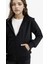 Kız Çocuk Basic Düz Kapüşonlu Okul Fermuarlı Sweatshirt 16