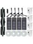 Deebot X2 / X2 Omni / X2 Pro / DEX86 Elektrikli Süpürge Ana Yan Fırça Hepa Filtreler Toz Torbaları Paspas Bezleri (Yurt Dışından) 1
