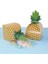 50PCS Ananas Şeker Kurabiye Kutusu Hawai Partisi Hediye Paketleme Kutusu Çantası Luau Yaz Doğum Düğün Dekorasyonu (Yurt Dışından) 4